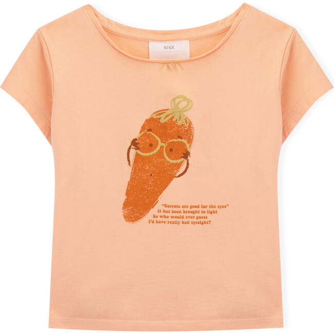Mrs Carrot Short Sleeve T-Shirt, Orange