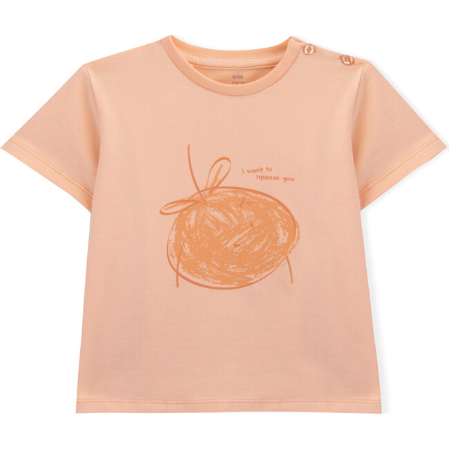 Orange Squeeze Short Sleeve T-Shirt, Orange - Tees - 1