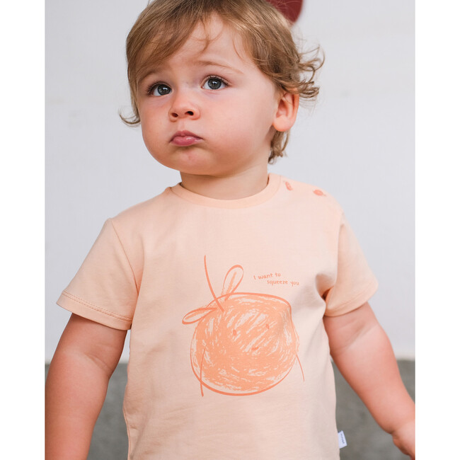 Orange Squeeze Short Sleeve T-Shirt, Orange - Tees - 2