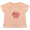 A Good Apple Short Sleeve T-Shirt, Orange - T-Shirts - 1 - thumbnail