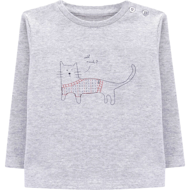 Grumpy Cat Baby T-Shirt, Vaporous Grey