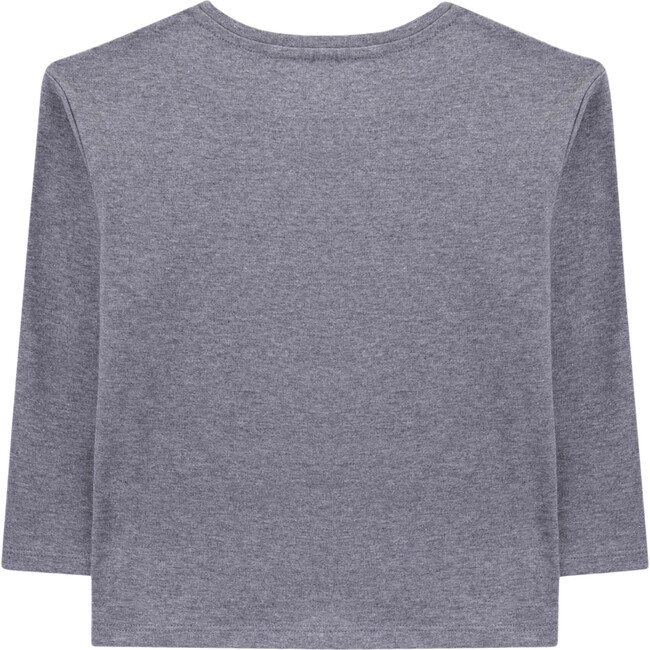 Nutmeg Organic Cotton T-Shirt, Drizzle Grey - Knot Kids | Maisonette
