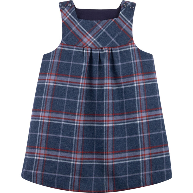 Kami Baby Pinafore Dress, Yarinaoshi Checks