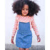 Carol Pinafore Dress, Denim - Dresses - 2
