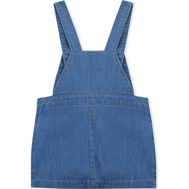 Carol Pinafore Dress, Denim - Dresses - 5