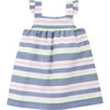 Louise Pinafore Dress, Stripes - Dresses - 1 - thumbnail
