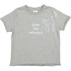 Save The Animals T-Shirt, High Rise Grey - Tees - 1 - thumbnail