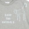 Save The Animals T-Shirt, High Rise Grey - Tees - 3