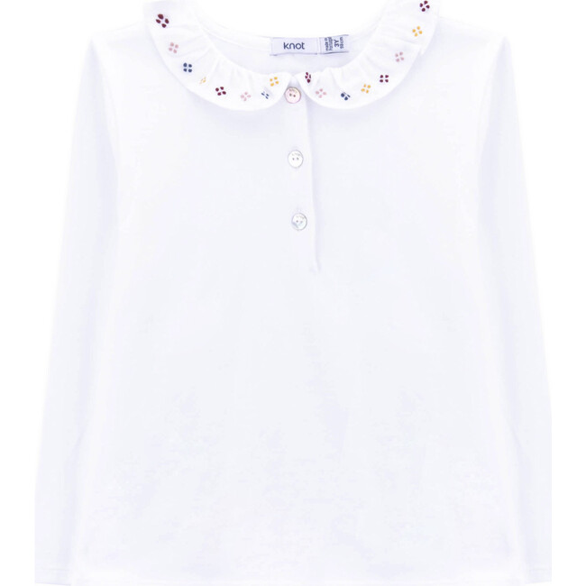 Miwa Polo, White - Polo Shirts - 1