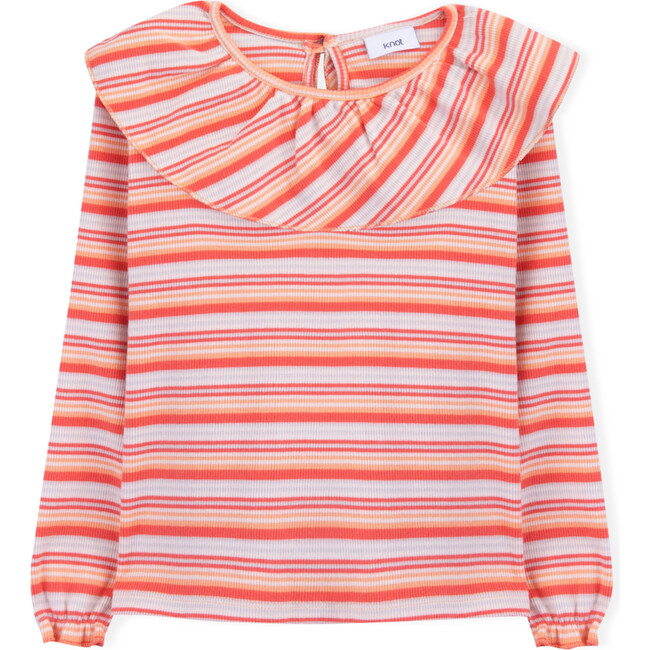 Farrah Fawcett Long Sleeve T-Shirt, Stripes