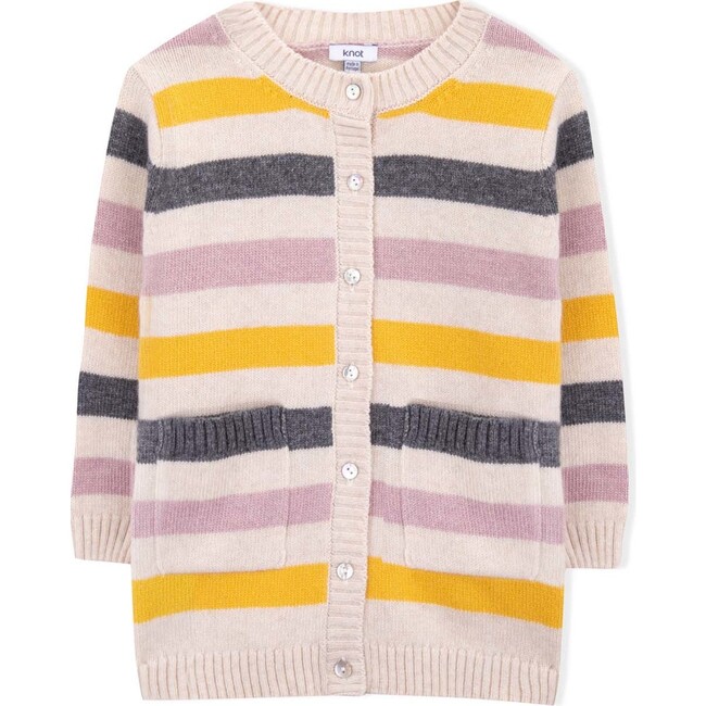 Blossom Cardigan, Stripes - Sweaters - 1