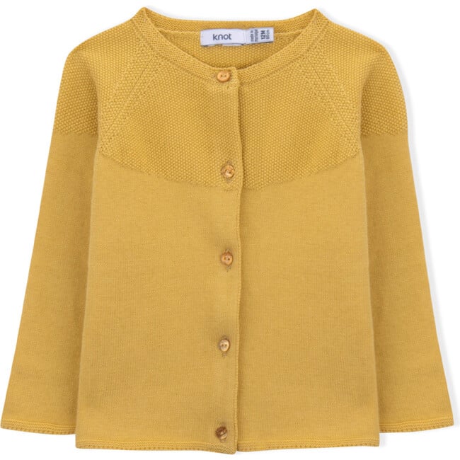 Holly Knitted Coat, Yellow
