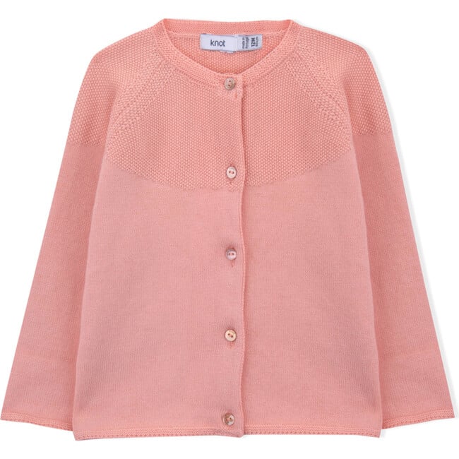 Holly Knitted Coat, Coral