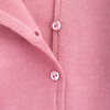 Basic Knitted Cardigan, Rose Blush - Cardigans - 2