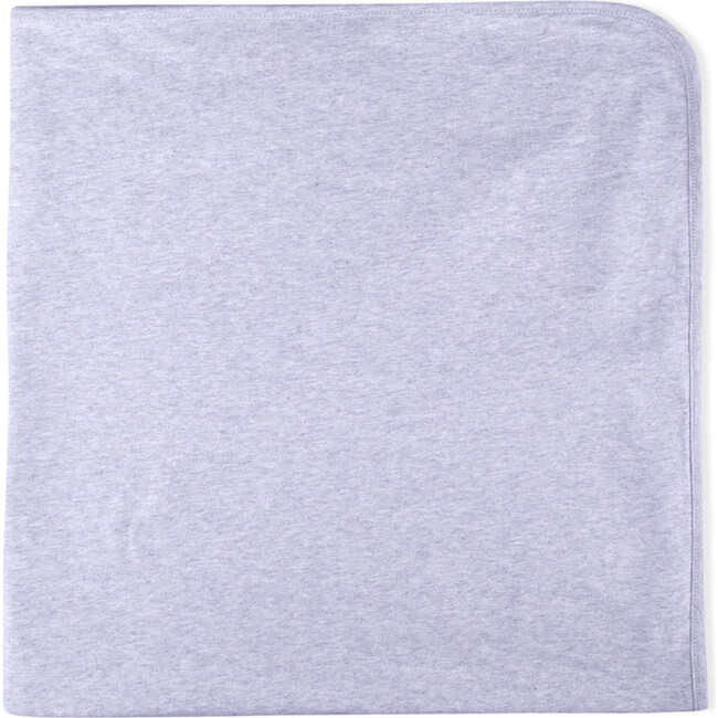 Lacy Organic Cotton Blanket, Light Grey