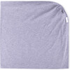 Lora Organic Cotton Blanket, Dark Grey - Blankets - 1 - thumbnail