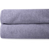 Lora Organic Cotton Blanket, Dark Grey - Blankets - 2