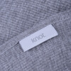Lora Organic Cotton Blanket, Dark Grey - Blankets - 3