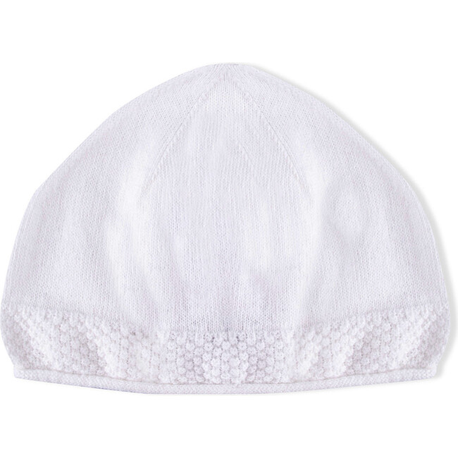 Logan Tricot Hat, White