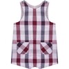 Truett Baby Romper, Plaid - Rompers - 1 - thumbnail