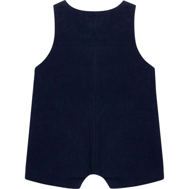 Chris Baby Romper, Dark Slate Blue - Rompers - 4