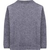 Eddie The Yeti Knitted Sweater, Cloudburst Grey - Sweaters - 4