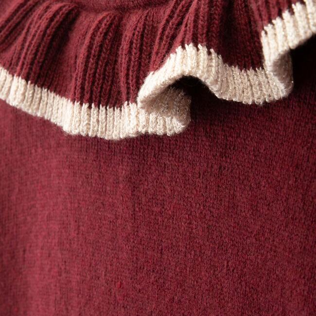 Bridget Knitted Sweater, Tawny Port Bordeaux - Sweaters - 3