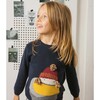 Freezing Carol Knitted Sweater, Dark Slate Blue - Sweaters - 2