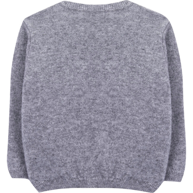 Neko Baby Wool Sweater, Drizzle Grey Melange - Sweaters - 5