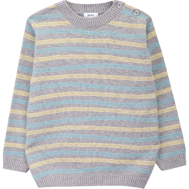 Knitted Sweater, Stripes - Sweaters - 1