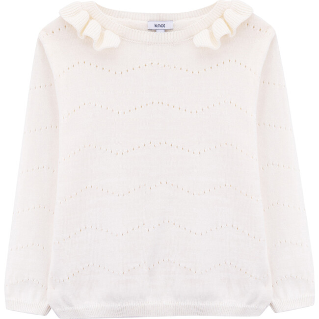 Wanda Sweater, Cream - Sweaters - 1