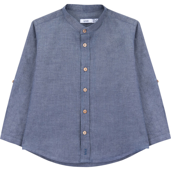 Chambray Shirt, Medium Denim - Shirts - 1