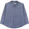 Chambray Shirt, Medium Denim - Shirts - 1 - thumbnail