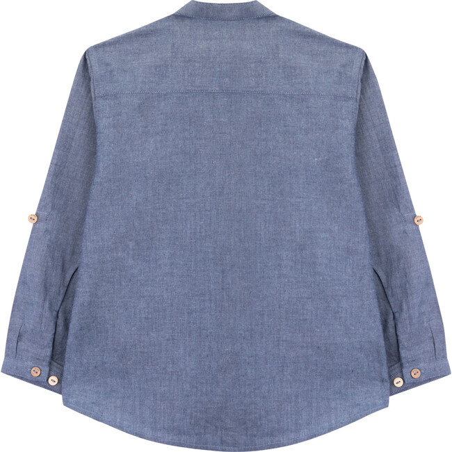 Chambray Shirt, Medium Denim - Shirts - 4