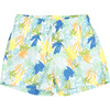Swim Shorts, Jungle Blue - Shorts - 1 - thumbnail