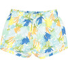 Baby Swim Shorts, Jungle Blue - Shorts - 1 - thumbnail