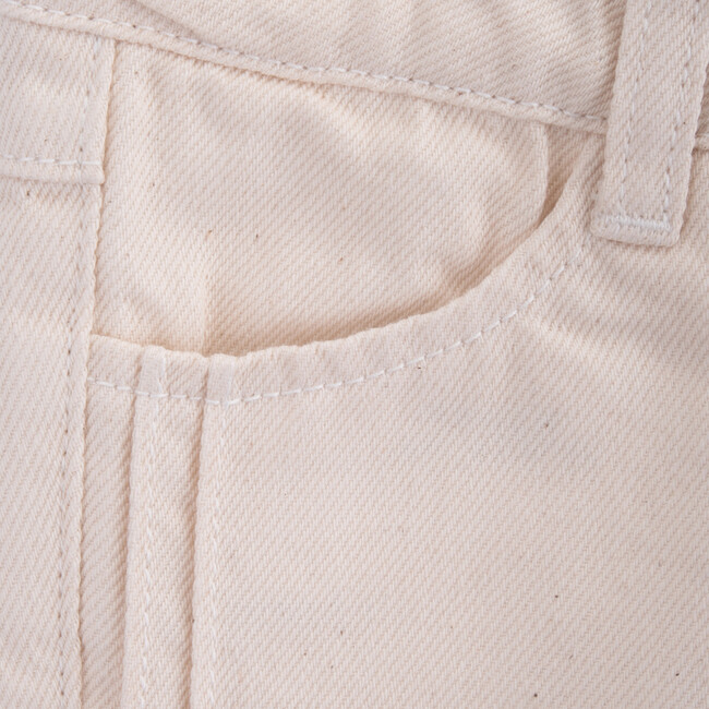 Monique Twill Trousers, Beige - Pants - 3