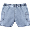 Reno Shorts, Light Denim - Shorts - 1 - thumbnail