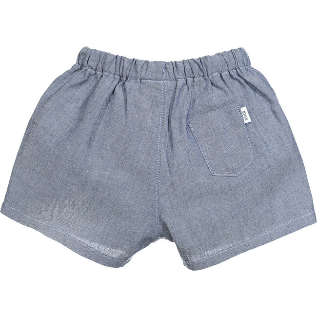 Chambray Shorts, Medium Denim - Shorts - 3