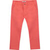 James Twill Trousers, Coral - Pants - 1 - thumbnail