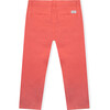 James Twill Trousers, Coral - Pants - 3