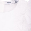 Tropical Flowers Blouse, White - Shirts - 2