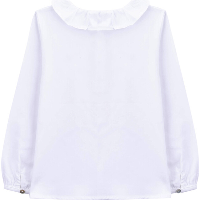 Kiki Cotton Blouse, White - Blouses - 3