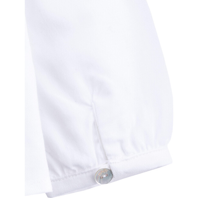 Kiki Cotton Blouse, White - Blouses - 4