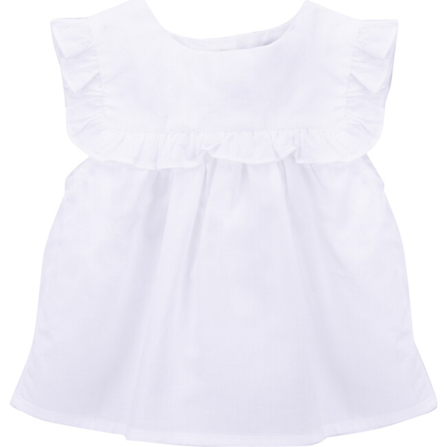 Little Knots Blouse, White - Shirts - 1
