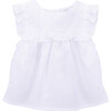 Little Knots Blouse, White - Shirts - 1 - thumbnail