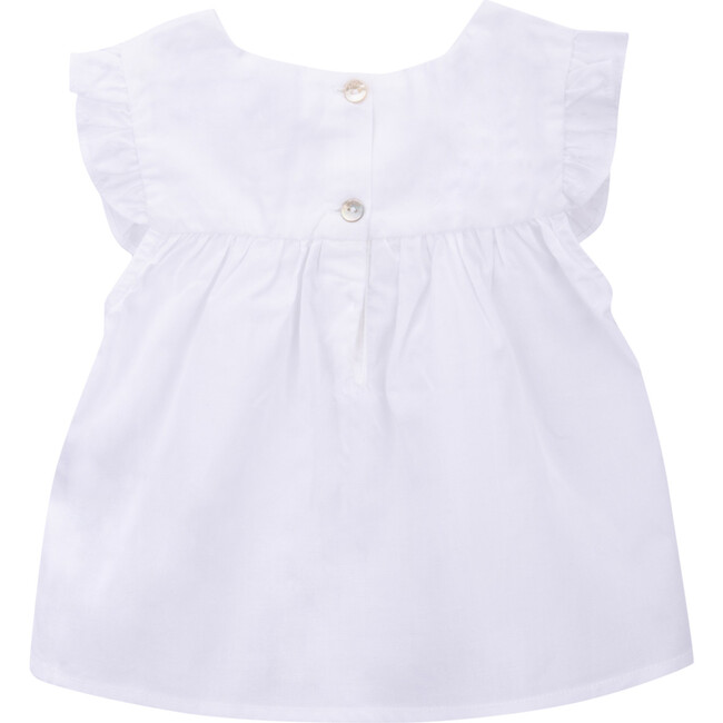 Little Knots Blouse, White - Shirts - 3