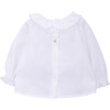 Pierrot Collar Blouse, White - Shirts - 3