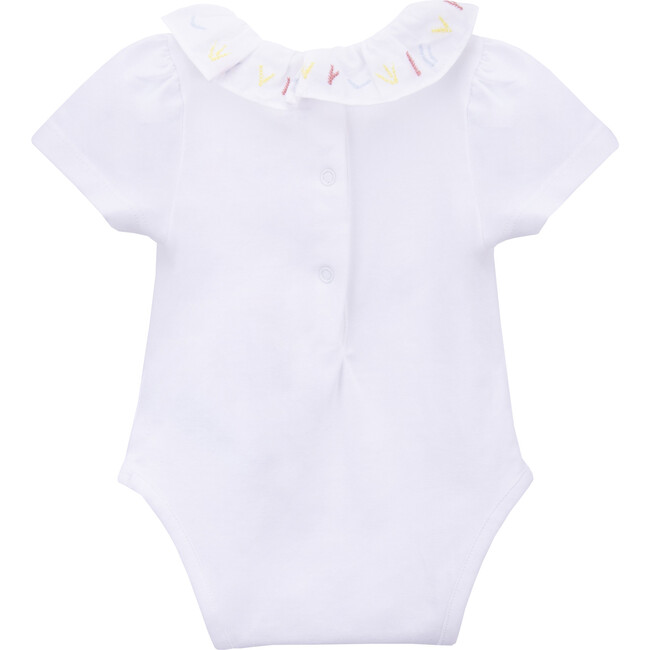 Savana Flowers Body, White - Onesies - 3