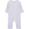 Remy Babygrow, Grey Stripes - Onesies - 1 - thumbnail